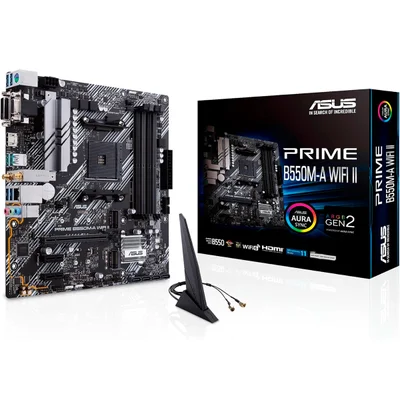 Placa Mãe Asus, B550m-a, Wifi Ii, DDR4 ArGB, Amd - 90MB19x0-m0eay0