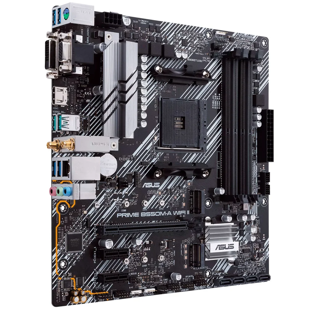 Placa Mãe Asus, B550m-a, Wifi Ii, DDR4 ArGB, Amd - 90MB19x0-m0eay0 7