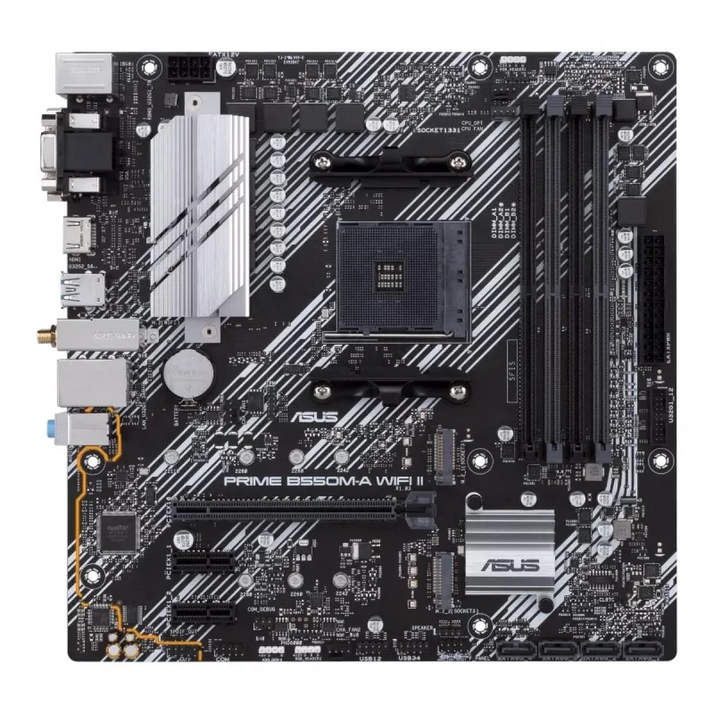 Placa Mãe Asus, B550m-a, Wifi Ii, DDR4 ArGB, Amd - 90MB19x0-m0eay0