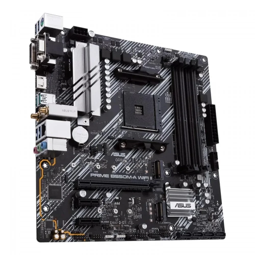 Imagem 5 de 5 do produto Placa Mãe Asus, B550m-a, Wifi Ii, DDR4 ArGB, Amd - 90MB19x0-m0eay0