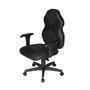 Cadeira Gamer Design Office Diretor, Linha Gamer Racing, ate 110 Kg, Sem Almofada, Preto com Preto