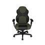 Cadeira Gamer Design Office Diretor, Linha Gamer Racing, ate 110 Kg, Sem Almofada, Verde Escuro com Preto