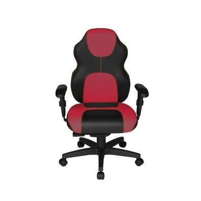Cadeira Gamer Design Office Diretor, Linha Gamer Racing, ate 110 Kg, Sem Almofada, Rosa Pink com Preto