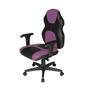 Cadeira Gamer Design Office Diretor, Linha Gamer Racing, ate 110 Kg, Sem Almofada, Roxo com Preto