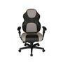 Cadeira Gamer Design Office Diretor, Linha Gamer Racing, ate 110 Kg, Sem Almofada, Cinza Claro com Preto