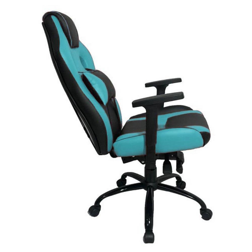 Cadeira Gamer Design Office, Linha Gamer Racing, Com Almofada, Regulavel, Verde com Preto Cadeira Gamer Design Office, Linha Gamer Racing, Com Almofada, Regulavel, Verde com Preto