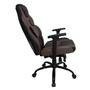 Cadeira Gamer Design Office, Linha Gamer Racing, Com Almofada, Regulavel, Café com Preto