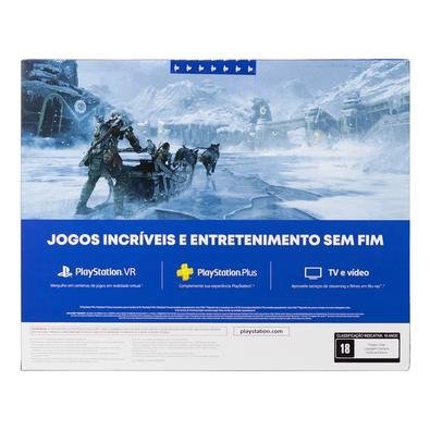 Console Sony PS4 + Jogo God of War Ragnarök, 1TB, Preto - CUH-2214B