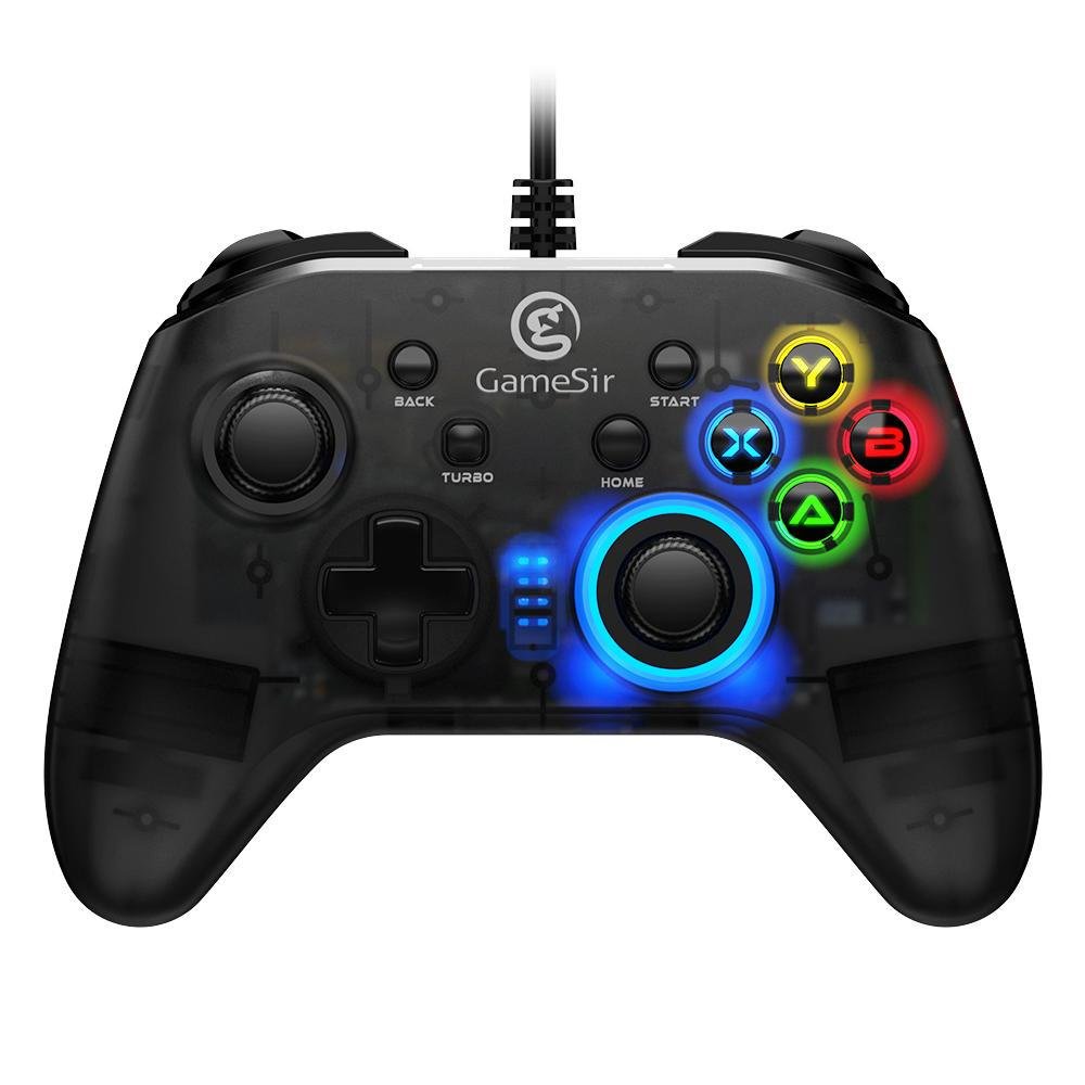 Controle Gamepad Gamesir Joystik T4w, PS3, PC e Android - Preto