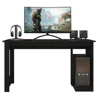 Mesa Gamer para Computador Caemmun, 136 Cm, Até 25kg, Preta