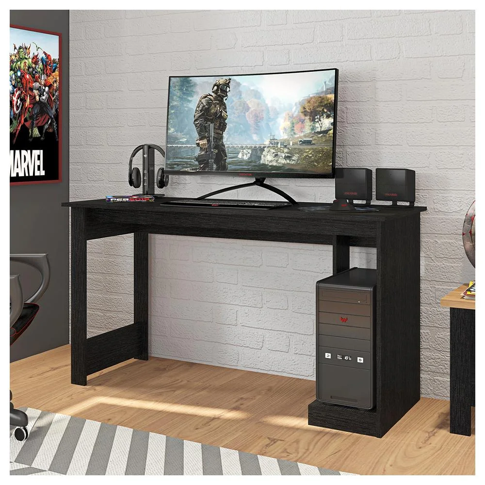 Imagem 2 de 5 do produto Mesa Gamer para Computador Caemmun, 136 Cm, Até 25kg, Preta