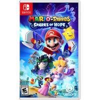 Chegou a hora de embarcar em um nova aventura de Mario + Rabbids Sparks of Hope. Junte-se a Mario, Luigi, Princess Peach, Rabbid Peach, Rabbid Luigi e