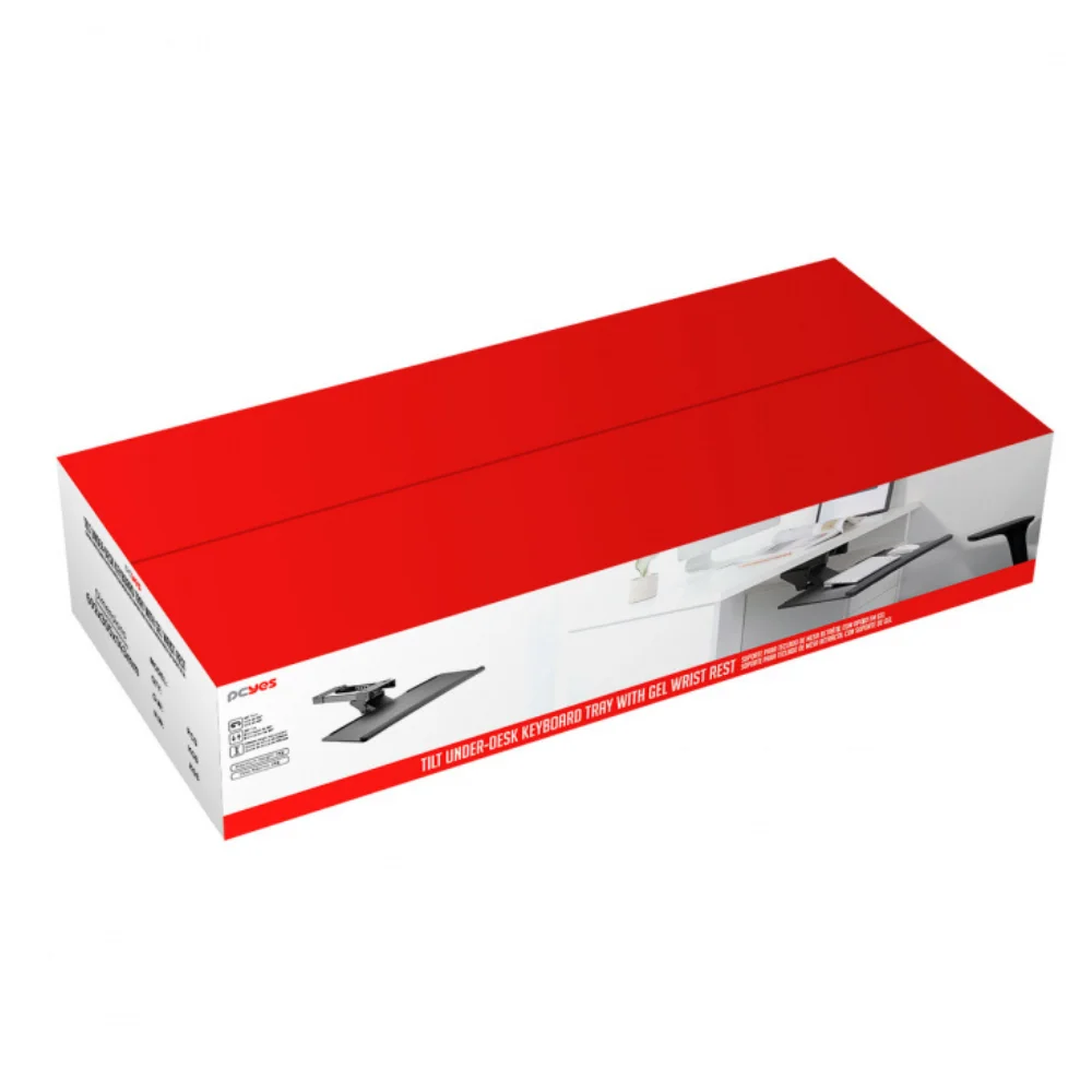 Imagem 5 de 5 do produto Suporte Retratil Para Teclado E Mouse Com Apoio Em Gel - Plmst01a