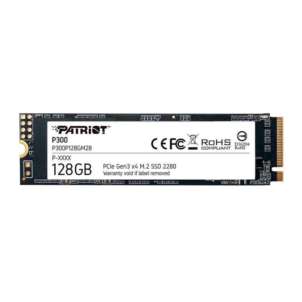 Imagem 4 de 5 do produto SSD 128GB Patriot P300, M.2 2280 Pcie 3x4 Nvme 1.3, Leitura 1600MB/s, Grav. 600MB/s - P300p128gm28