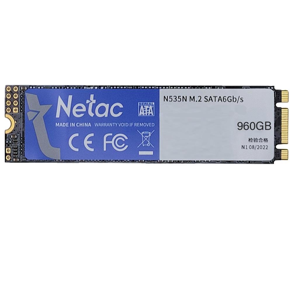 SSD M2 Nvme 960GB Netac 2400MBs Leitura 1700MBs