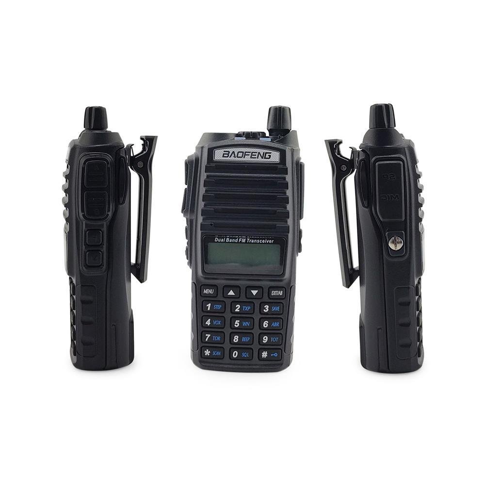 Imagem 2 de 5 do produto Walkie Talkie Rádio, Comunicador, Profissional, Baofeng Uv-82,Dual Band Uhf Vhf