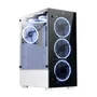 Gabinete Gamer Rise Mode Glass 06x - Vidro Temperado - USB 3.0 - Sem Coolers - Branco - Rm-wt-06x-fw