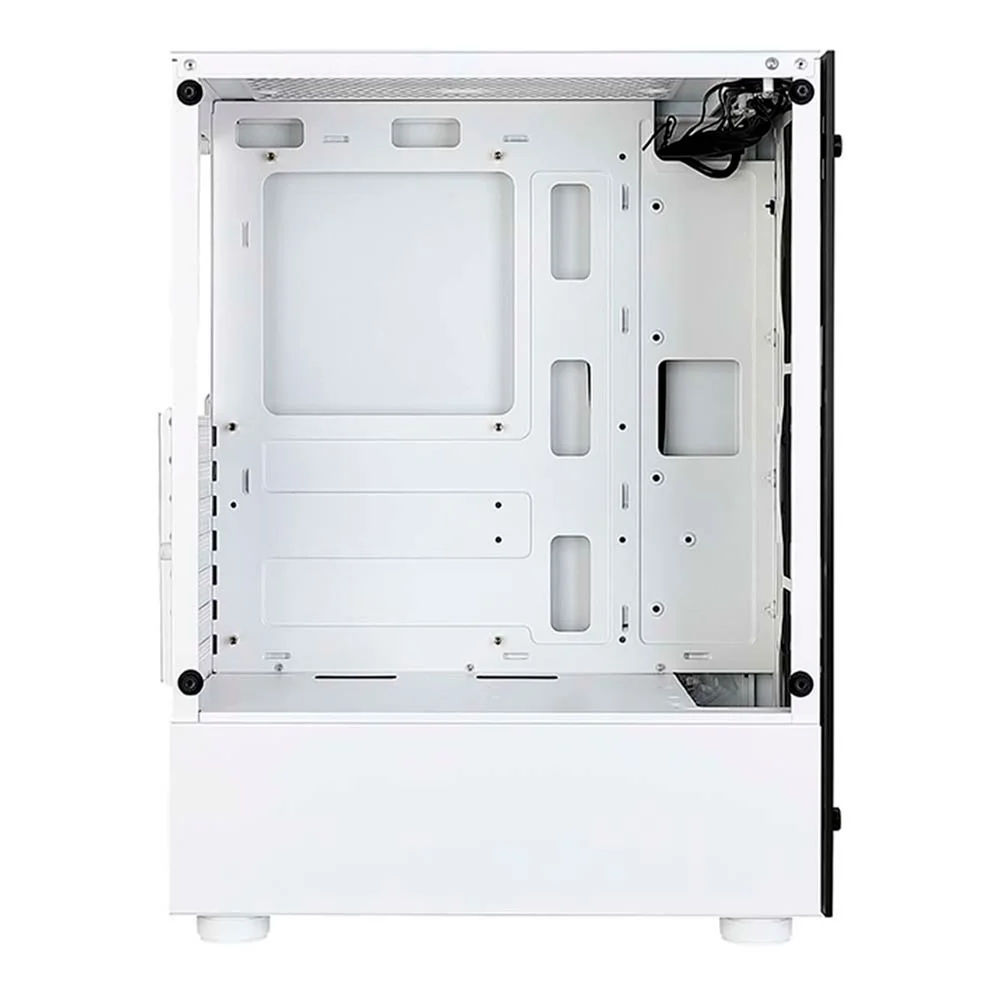 Gabinete Gamer Rise Mode Glass 06x - Vidro Temperado - USB 3.0 - Sem Coolers - Branco - Rm-wt-06x-fw