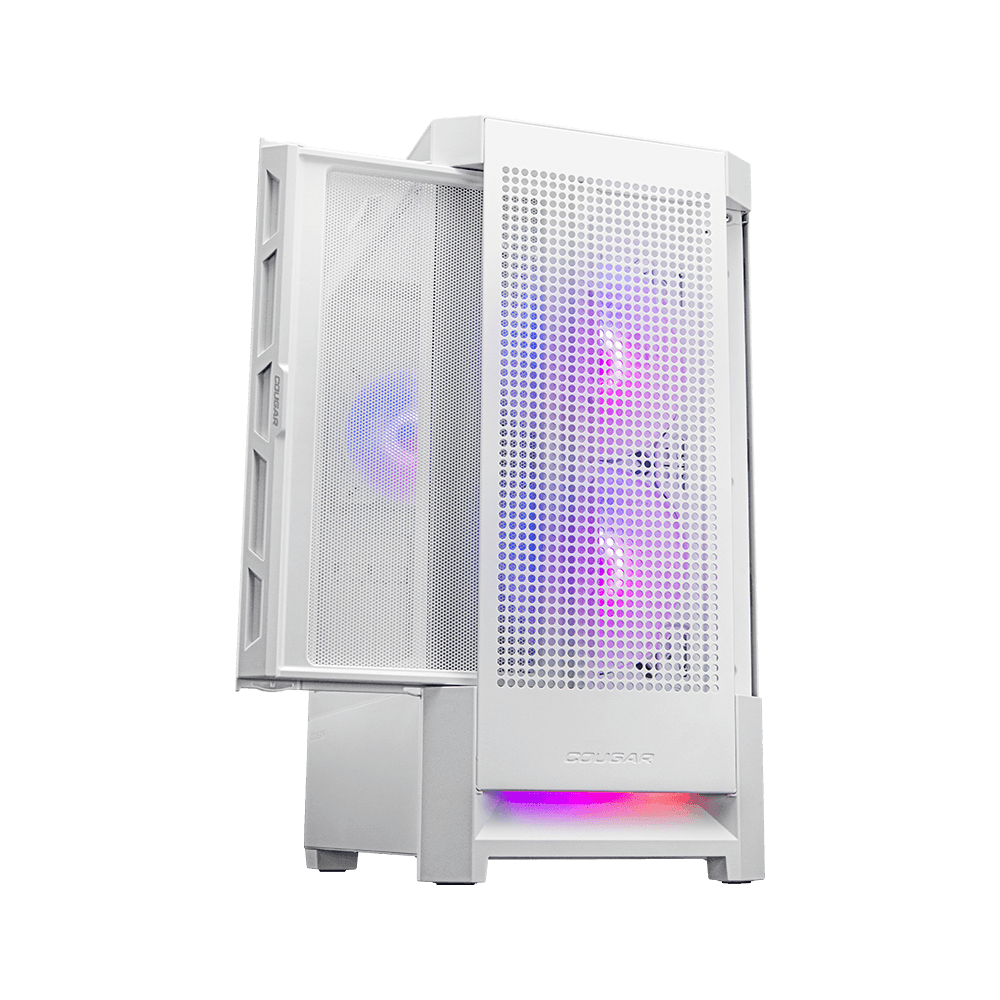 Imagem 3 de 5 do produto Gabinete Gamer Cougar Duoface, ATX, RGB, White - Ref.385zd10.0003