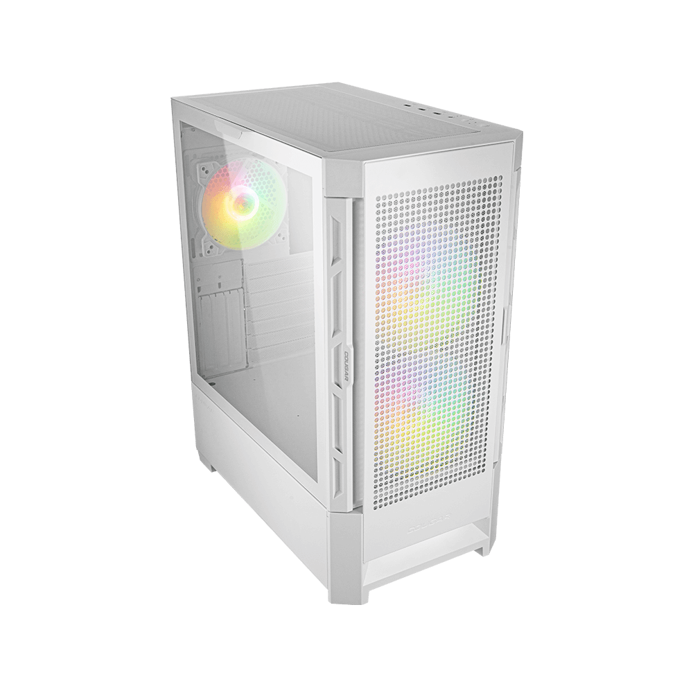Imagem 4 de 5 do produto Gabinete Gamer Cougar Duoface, ATX, RGB, White - Ref.385zd10.0003