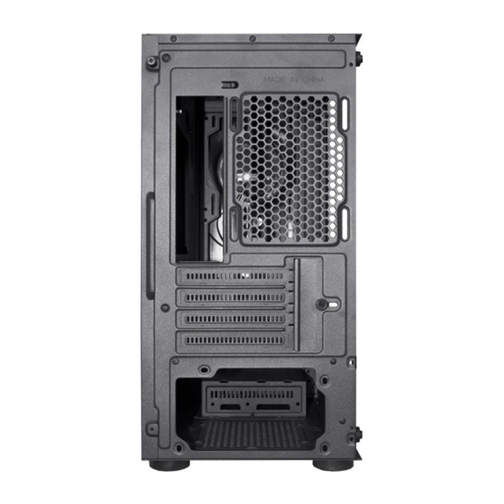 Imagem 3 de 5 do produto Gabinete Gamer K-mex Reactor Infinite Ii Cg-01me, USB 2.0, Led RGB, Preto - Cg01merh0010b0x