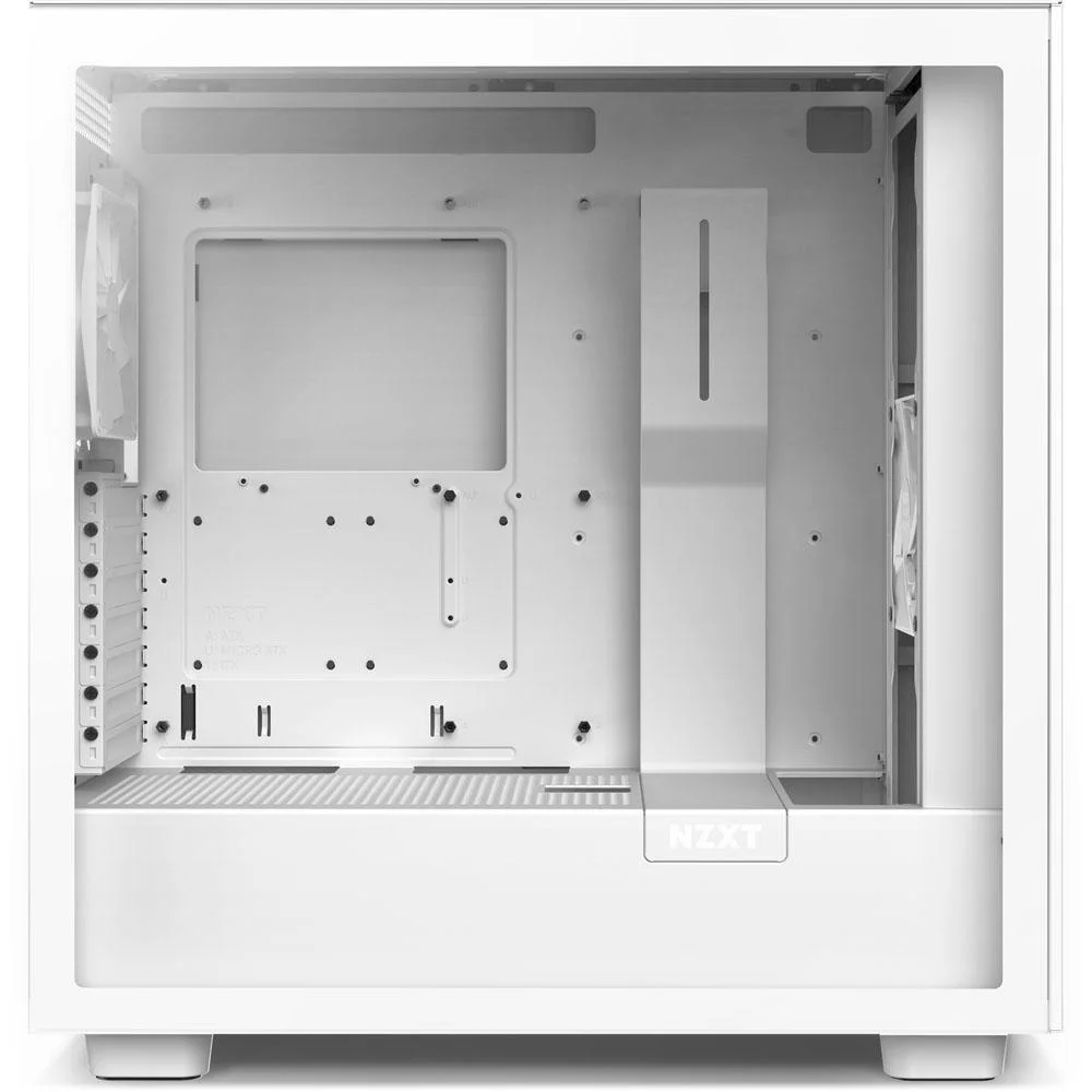 Imagem 5 de 5 do produto Gabinete Gamer Nzxt Flow Branco Cm-h71fw-01