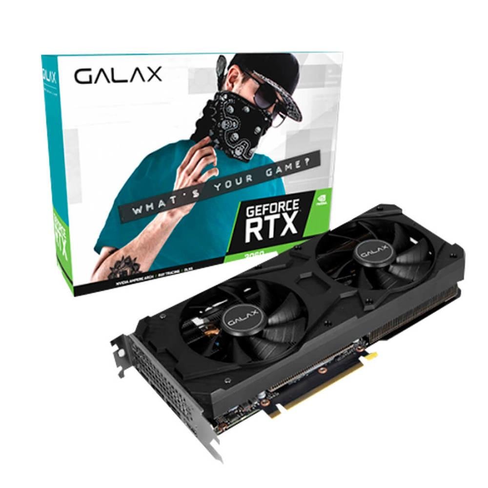  Galax NVIDIA GeForce RTX 3060 OC, 8GB GDDR6, LHR, 1-Click, 192 Bits - 36NSL8MD6OCC