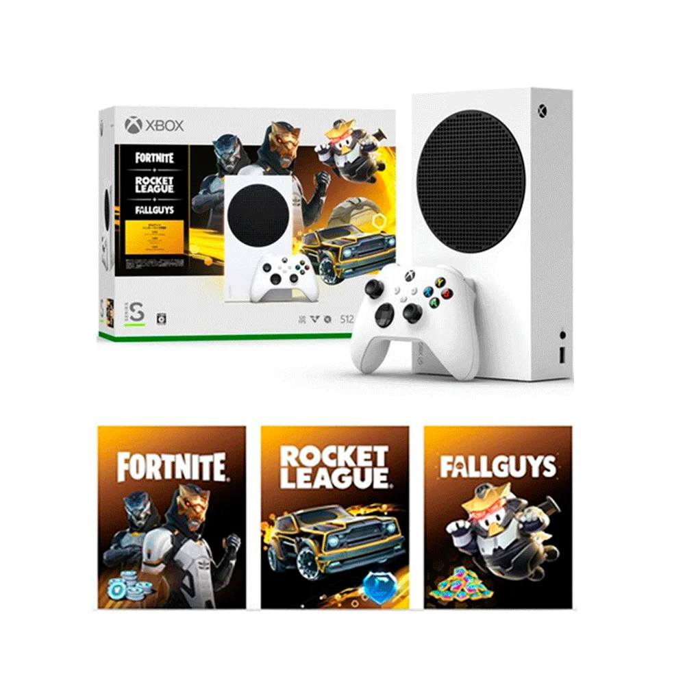 Xbox Series S Branco Ssd 512GB 3 Jogos KaBuM