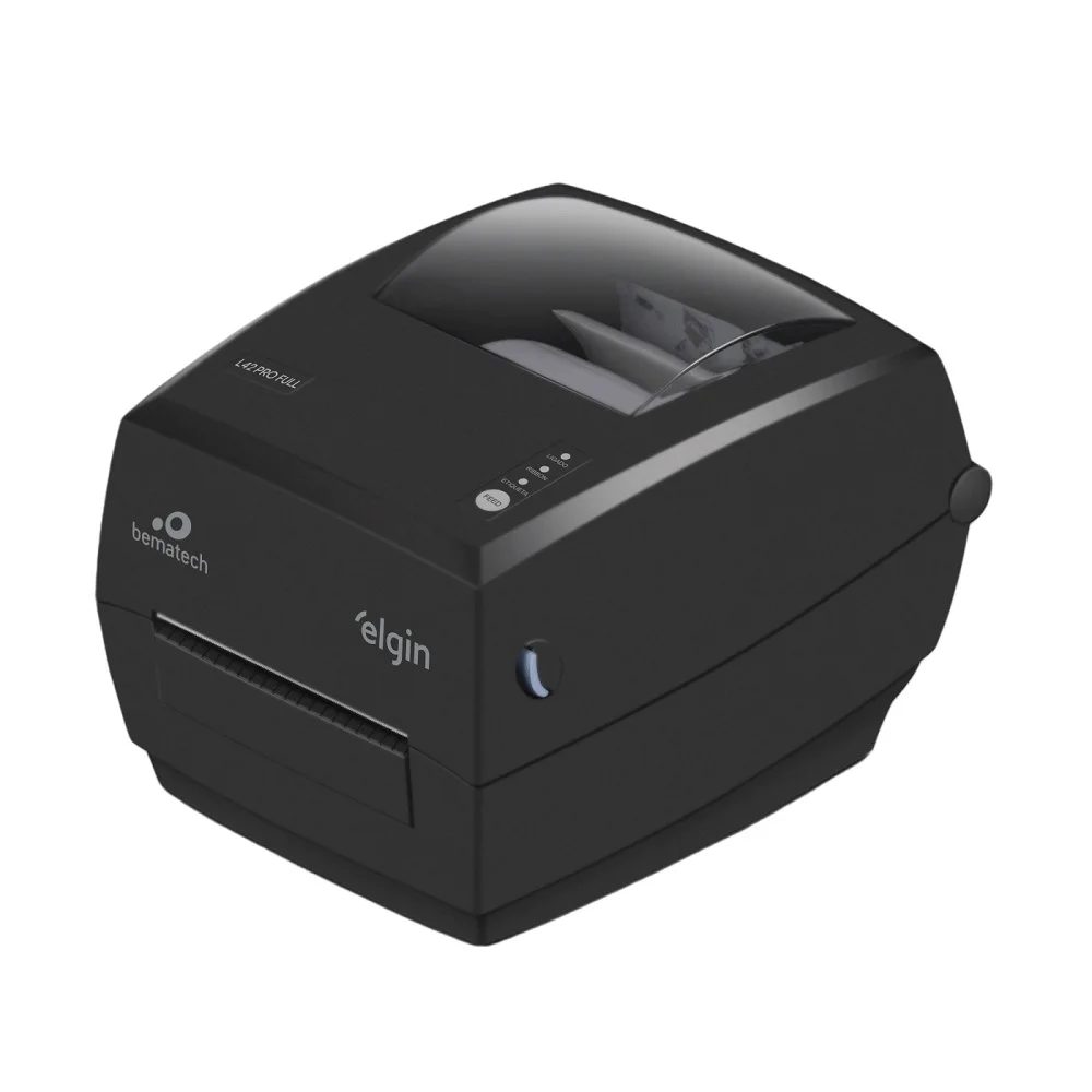 Imagem 1 de 5 do produto Impressora Térmica De Etiquetas Elgin L42 Pro Full, USB, Ethernet E Serial, Preta
