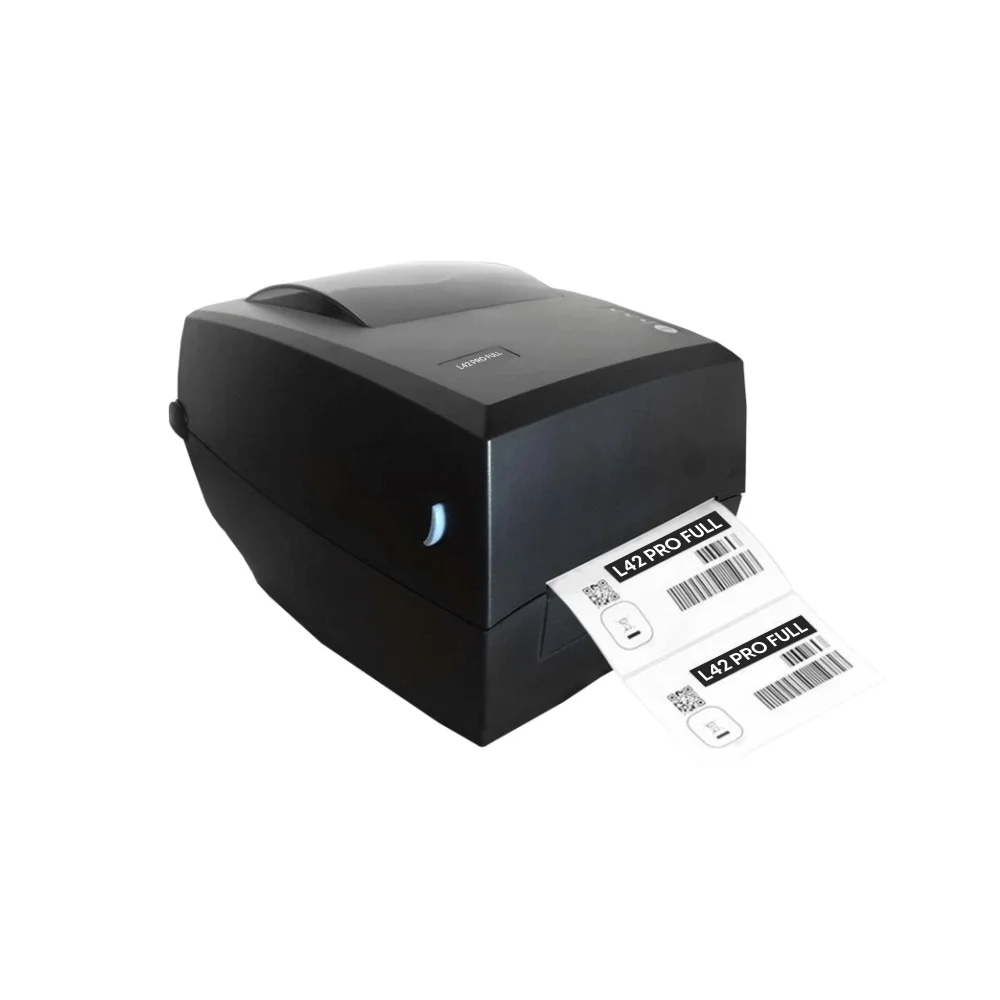 Imagem 2 de 5 do produto Impressora Térmica De Etiquetas Elgin L42 Pro Full, USB, Ethernet E Serial, Preta