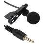 Microfone De Lapela Lotus, P2, 3,5mm, Preto
