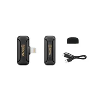 Microfone Boya By-wm3t2-d1 Lapela, Sem Fio Wireless Conexão Lightning