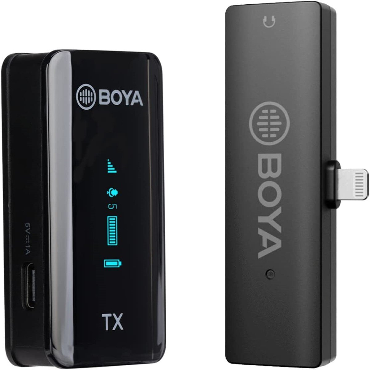 Microfone Lapela Sem Fio, Boya By Xm6 S3 - Conector Lightning - Preto