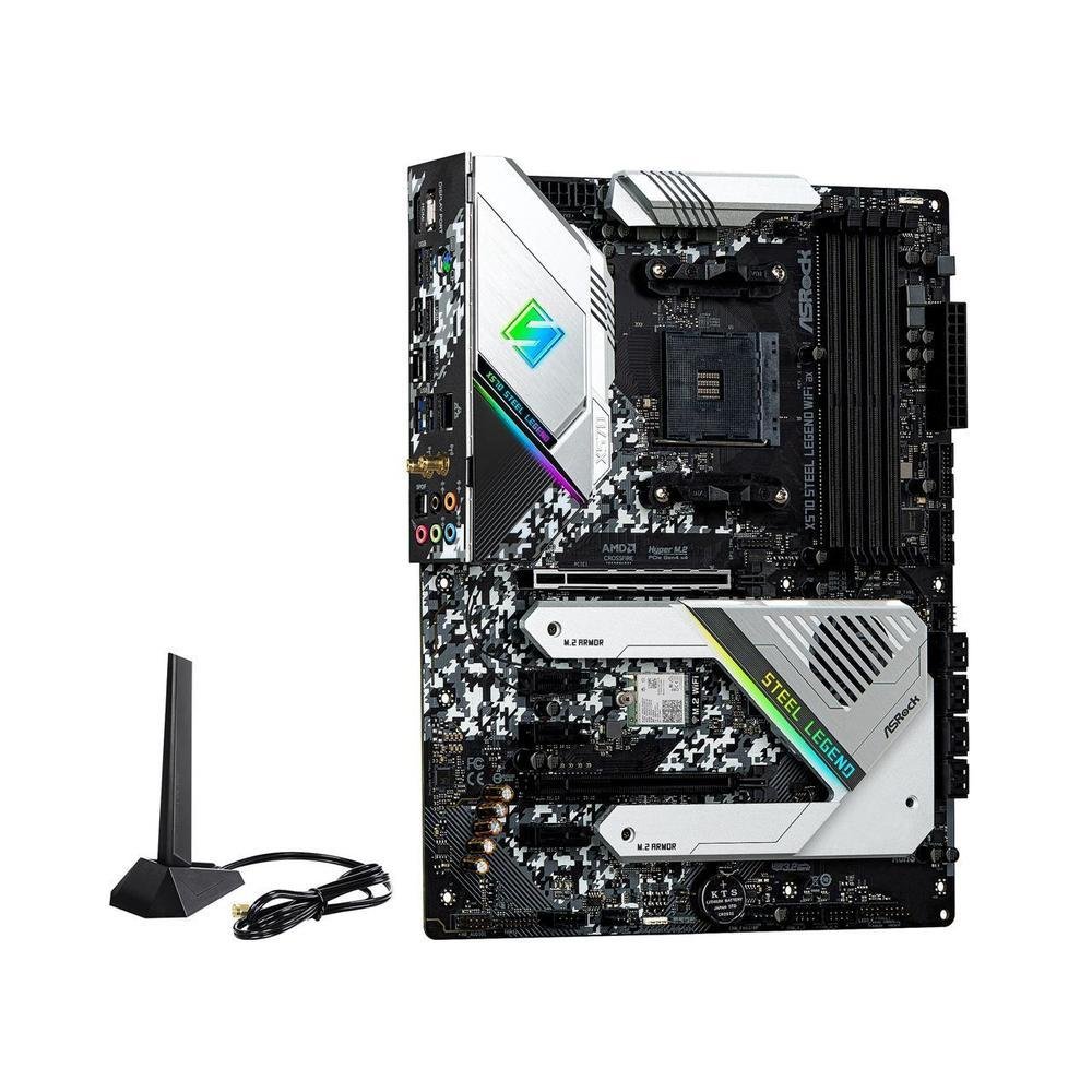 PlacaMe Asrock X570 Steel Legend KaBuM