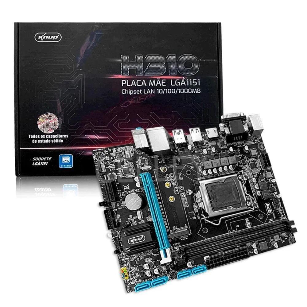Placa-Mãe Knup H310 2xddra4, Intel 1151, HDMI, VGA, 8/9ªG - Kp-H310 4