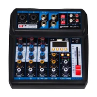 Mesa de Som com 6 canais efeitos e interface USB - Lexsen M6