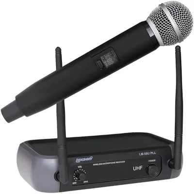 Microfone Sem Fio De Mão Lexsen, Lm-58u Pll Uhf