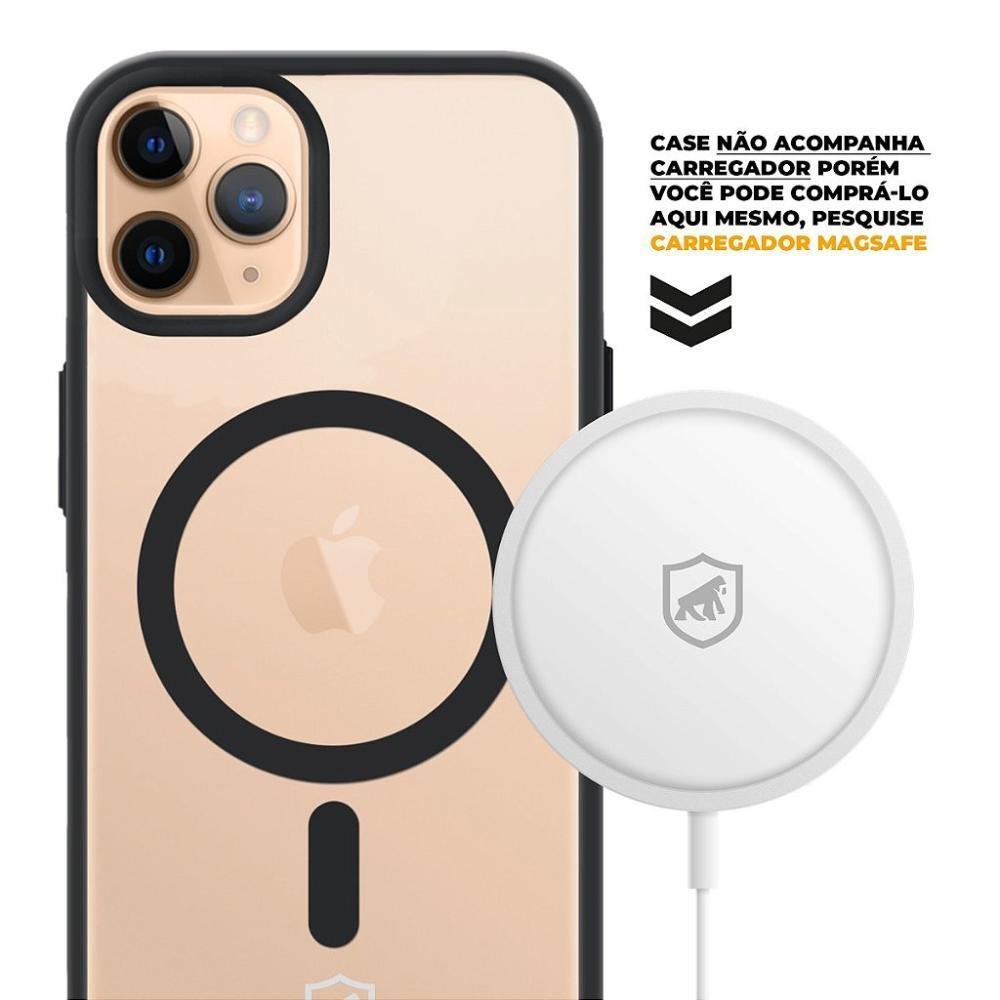 Imagem 3 de 4 do produto Capa Magsafe Para Iphone 11 Pro Max - Preta - Gshield
