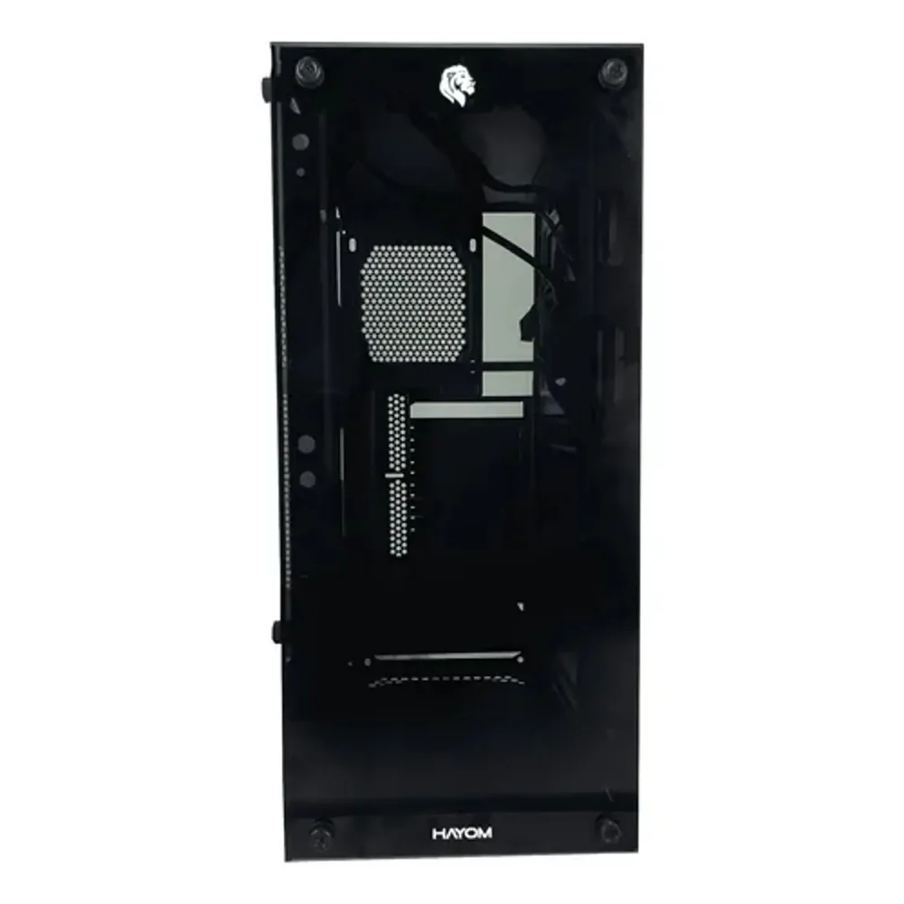 Imagem 3 de 5 do produto Gabinte Gamer Hayom,Vidro Temperado, Mid Tower, ATX Sem Fan - GB1739