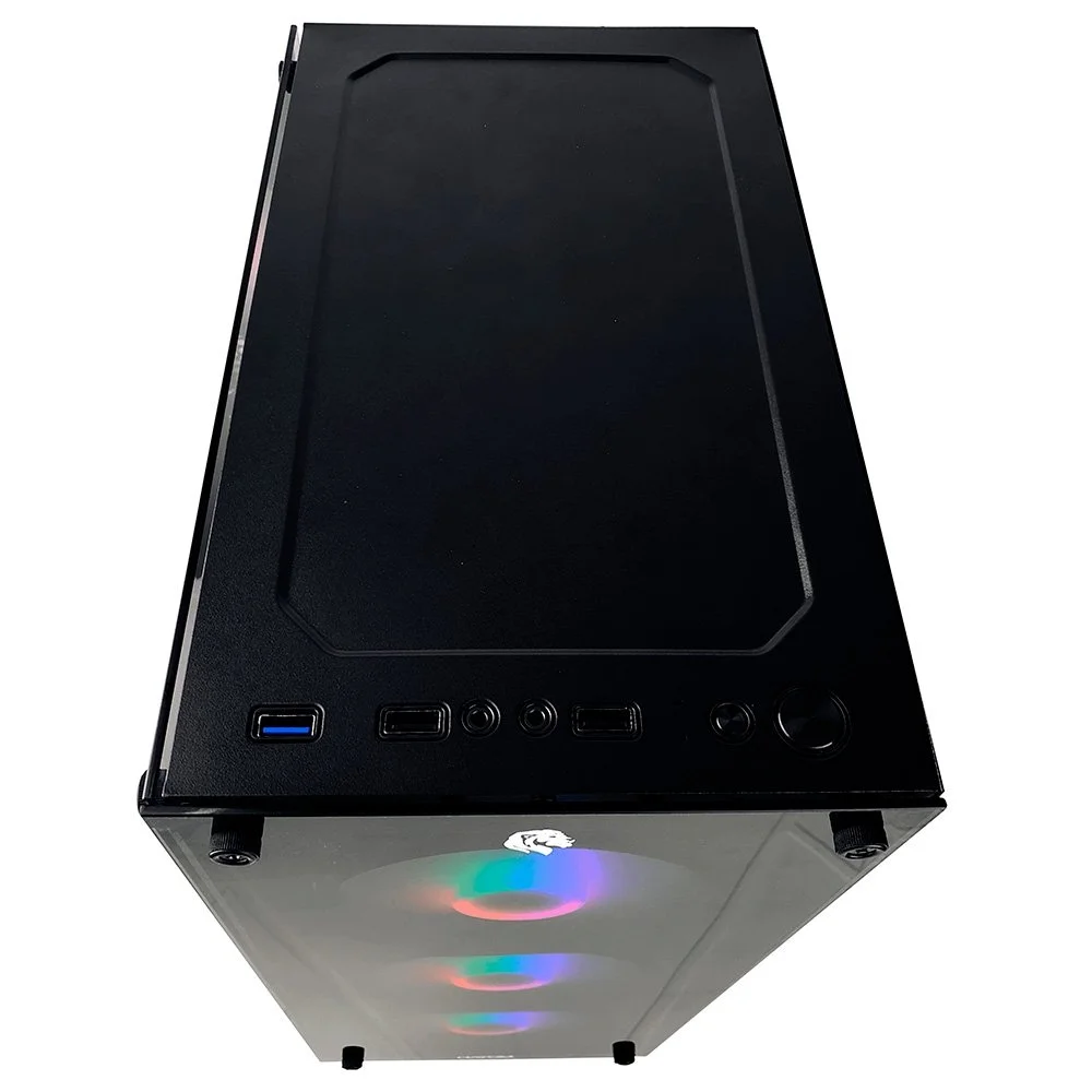 Imagem 5 de 5 do produto Gabinte Gamer Hayom,Vidro Temperado, Mid Tower, ATX Sem Fan - GB1739