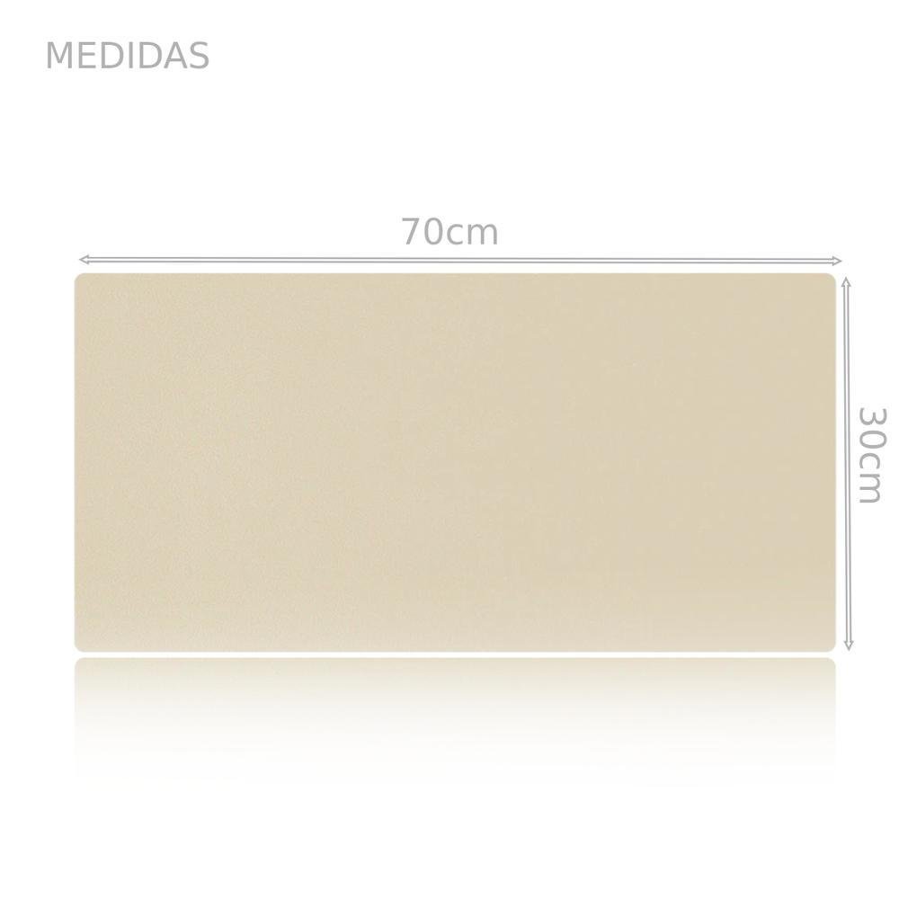 Imagem 3 de 4 do produto Mouse Pad Desk Pad Gamer, Tapete De Mesa 70x30cm, Impermeável Antiderrapante Palha Areia
