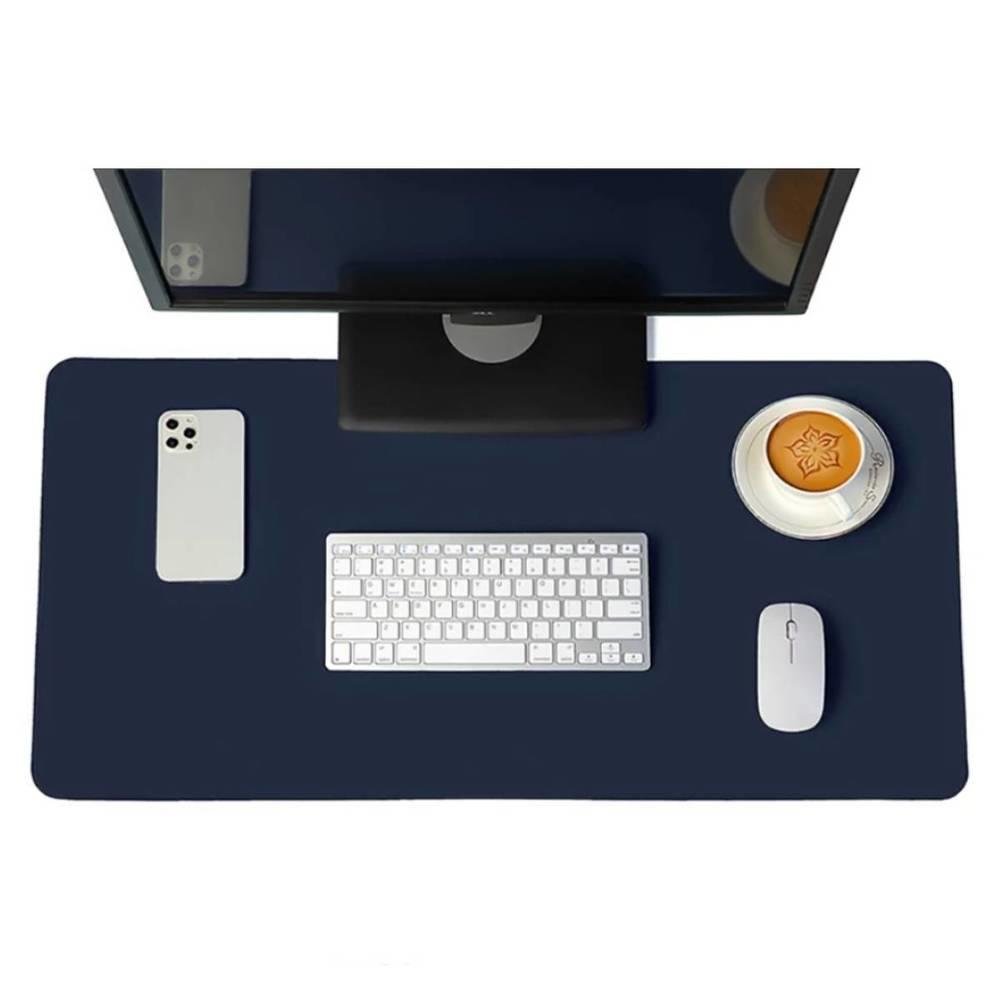 Mouse Pad Desk Pad Gamer, Tapete De Mesa 70x30cm, Impermeável Antiderrapante, Azul Marinho Mouse Pad Desk Pad Gamer, Tapete De Mesa 70x30cm, Impermeável Antiderrapante, Azul Marinho