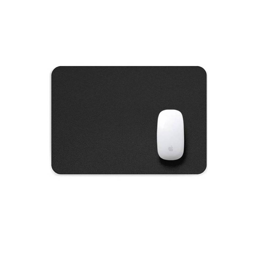 Mouse Pad Gamer, Tapete De Mesa 20x20cm, Impermeável Antiderrapante, Preto