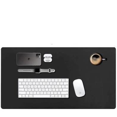 Mouse Pad Desk Pad Gamer, Tapete De Mesa 70x30cm, Impermeável Antiderrapante, Preto