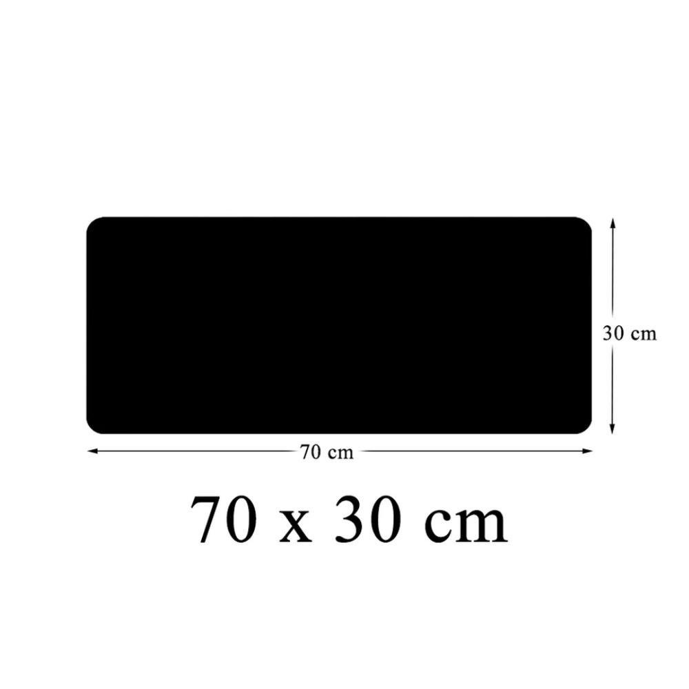 Imagem 4 de 5 do produto Mouse Pad Desk Pad Gamer, Tapete De Mesa 70x30cm, Impermeável Antiderrapante, Preto