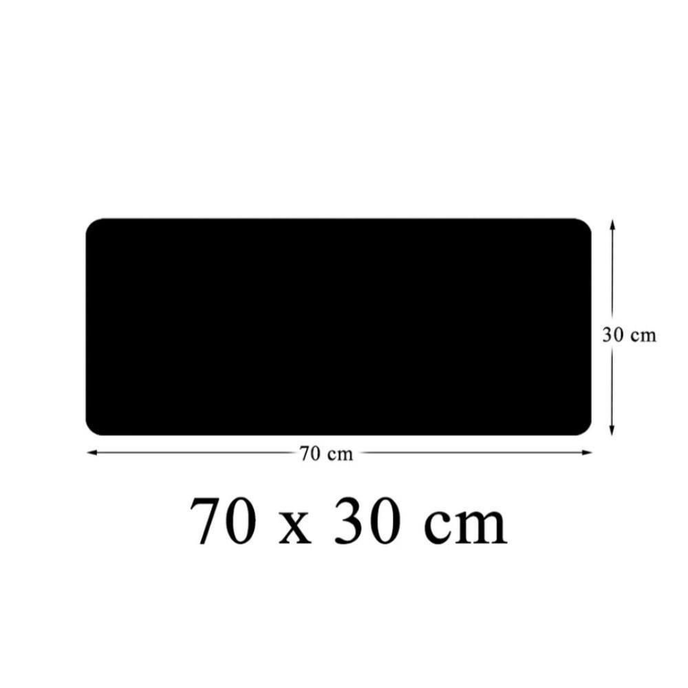 Imagem 5 de 5 do produto Mouse Pad Desk Pad Gamer, Tapete De Mesa 70x30cm, Impermeável Antiderrapante, Preto