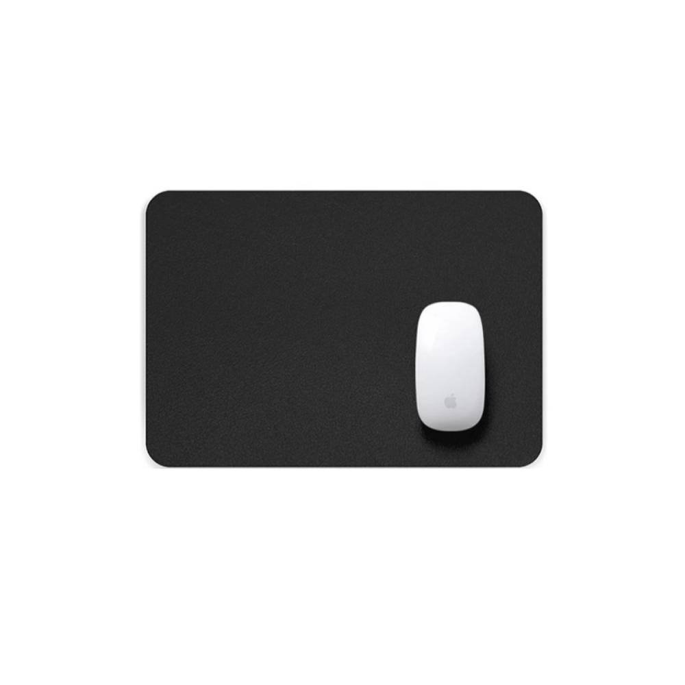Mousepad Gamer, Tapete De Mesa 25x20cm, Impermeável Antiderrapante, Preto