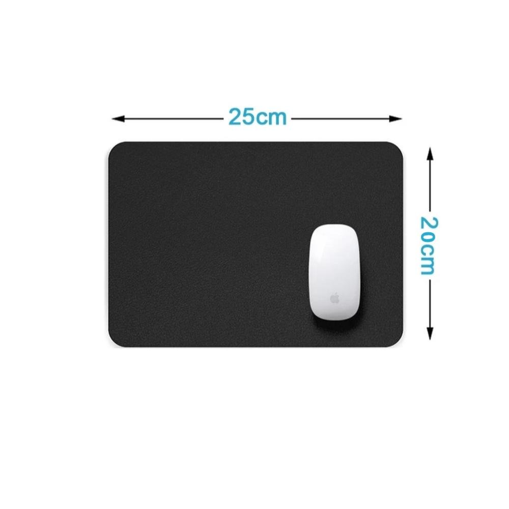 Mousepad Gamer, Tapete De Mesa 25x20cm, Impermeável Antiderrapante, Preto Mousepad Gamer, Tapete De Mesa 25x20cm, Impermeável Antiderrapante, Preto