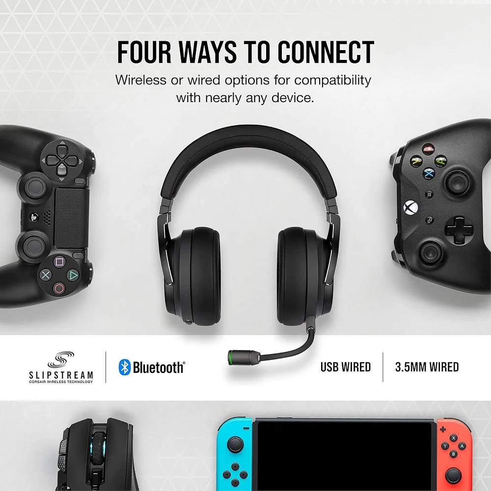 Headset Gamer Corsair Virtuoso RGB XT Wireless