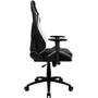 Cadeira Gamer Thunderx3 Profissional Tgc12, Até 120KG, Encosto Reclinável, Couro Sintético, Preta e Branca